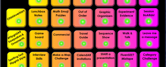 Flipgrid Madness Calendar of 31 Ideas for using Flipgrid - made in Genially